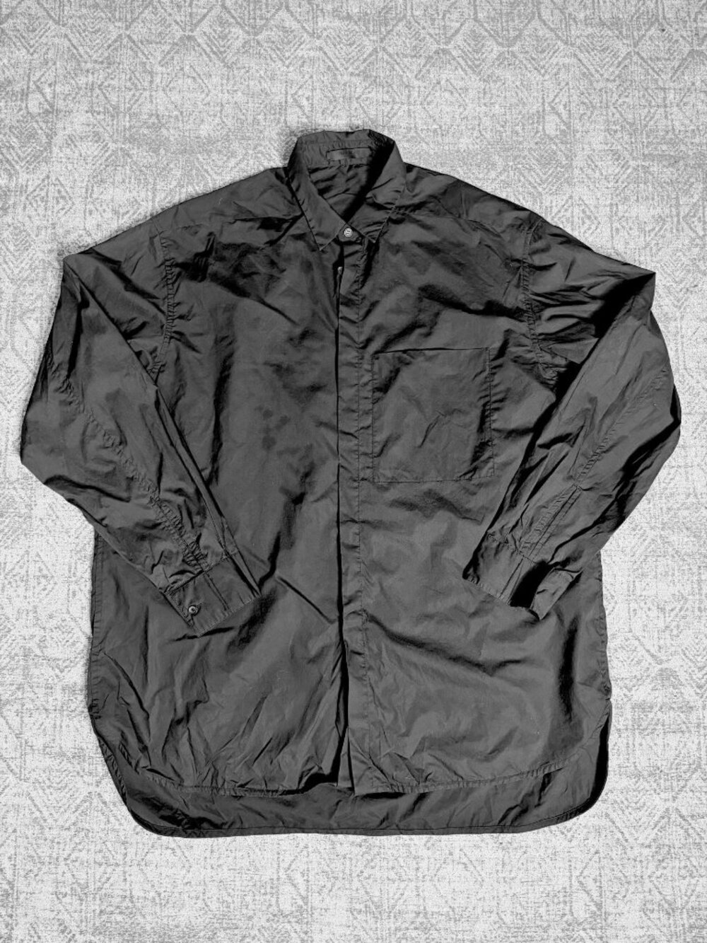 Fear of God Fifty Two Black Oversized Cotton Shirt